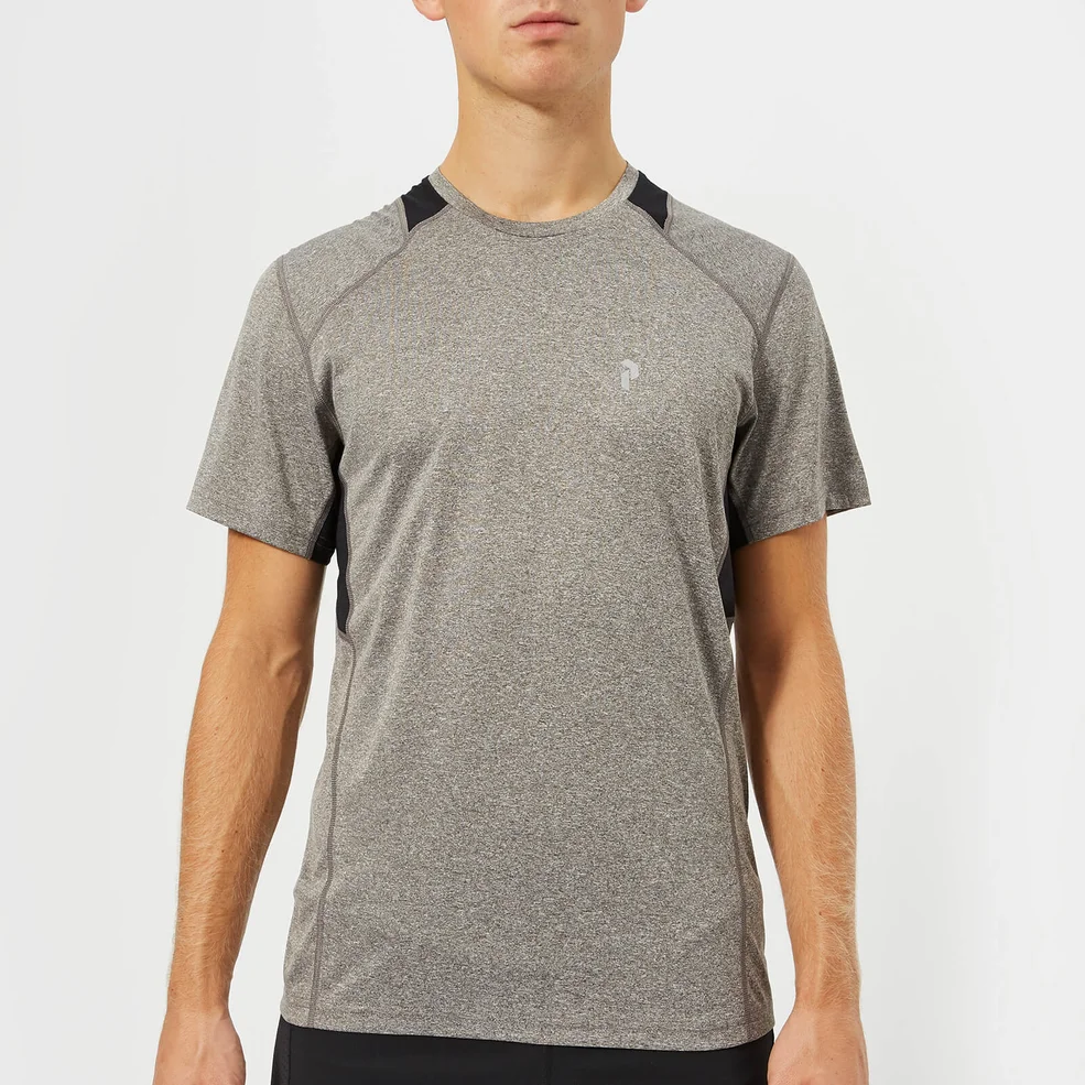 Peak Performance Men's React T-Shirt - Grey Melange Image 1