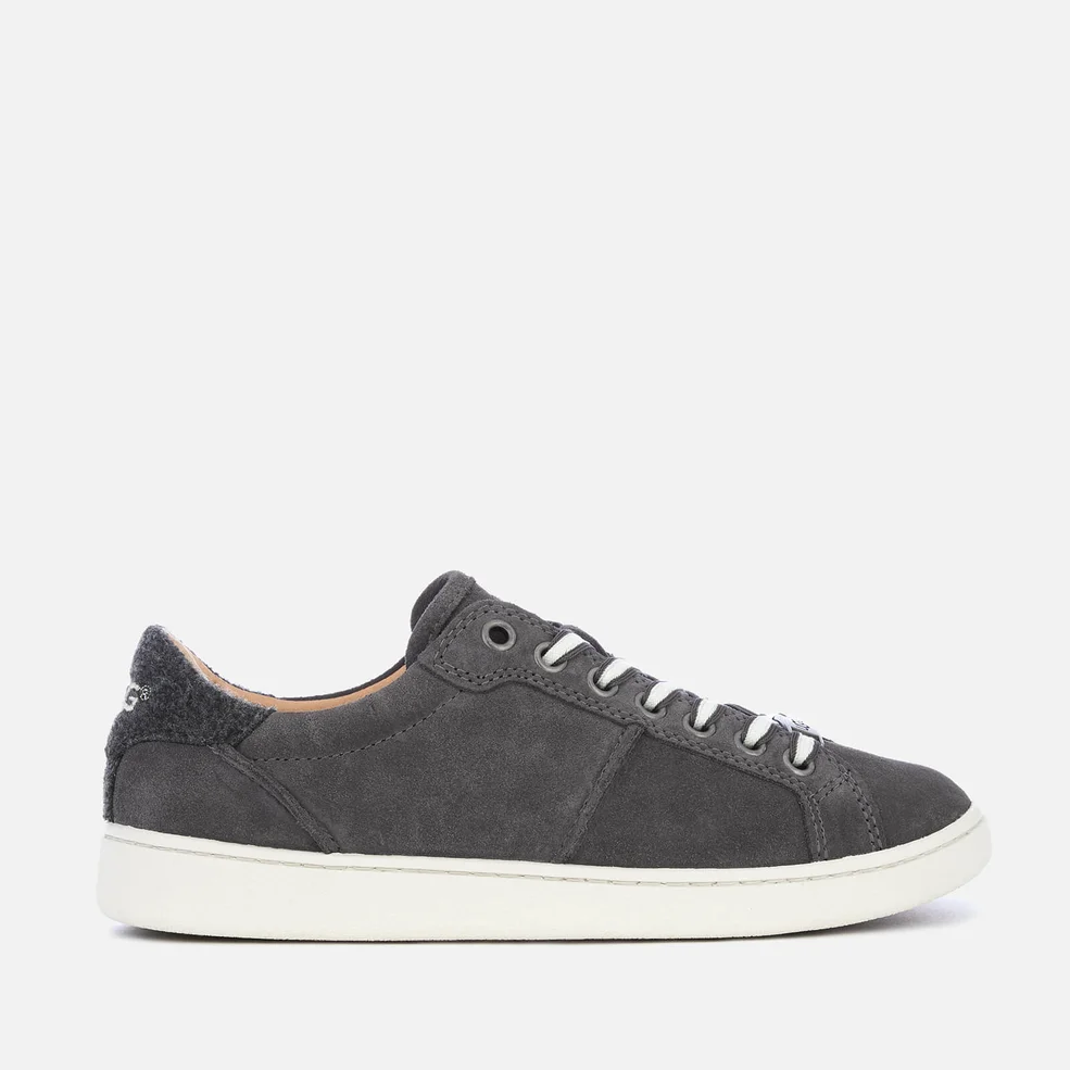 UGG Women's Milo Full Suede Low Top Trainers - Charcoal Image 1