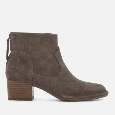 UGG Women's Bandara Suede Heeled Ankle Boots - Mysterious