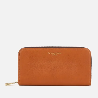 Aspinal of London Women's Continental Clutch Wallet - Tan