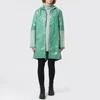 Rains Ltd Long Jacket - Faded Green - Image 1