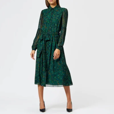 MICHAEL MICHAEL KORS Women's Midi Shirt Dress - Joule Green