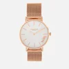 Coach Women's Perry Link Metal Watch - Rosegold - Image 1