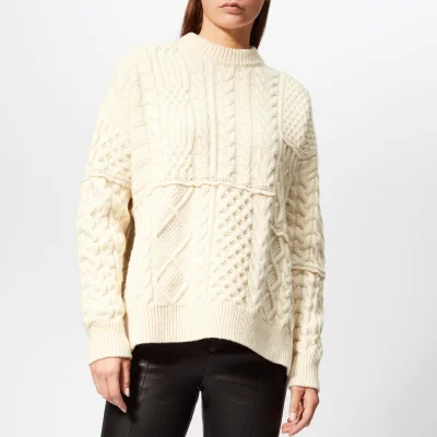 Golden Goose Women's Rochere Sweater - Off White Patch