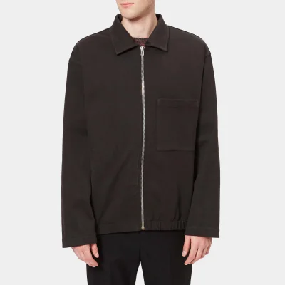 Lemaire Men's Heavy Cotton Fleece Jersey Jacket - Anthracite