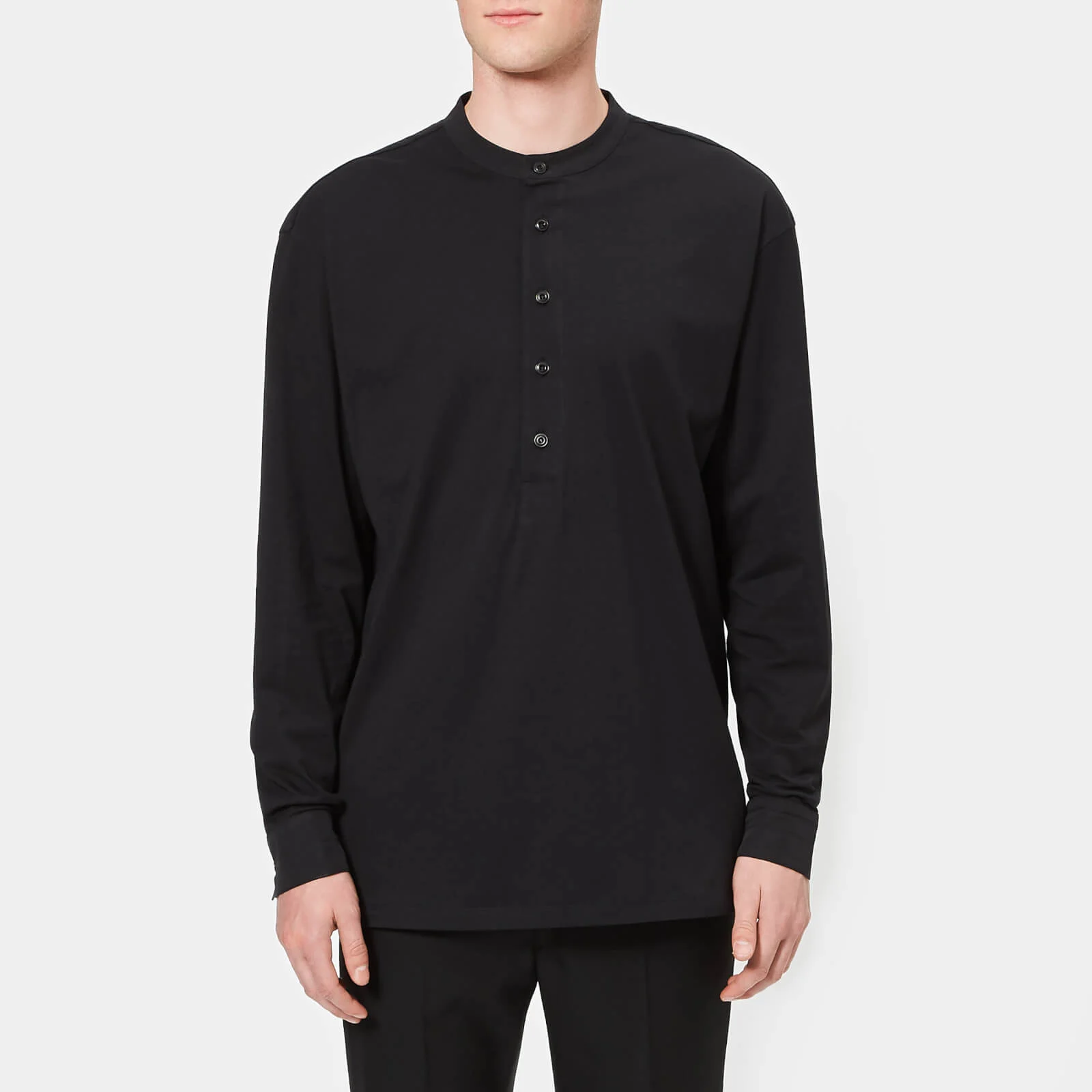 Lemaire Men's Jersey Shirt - Black Image 1