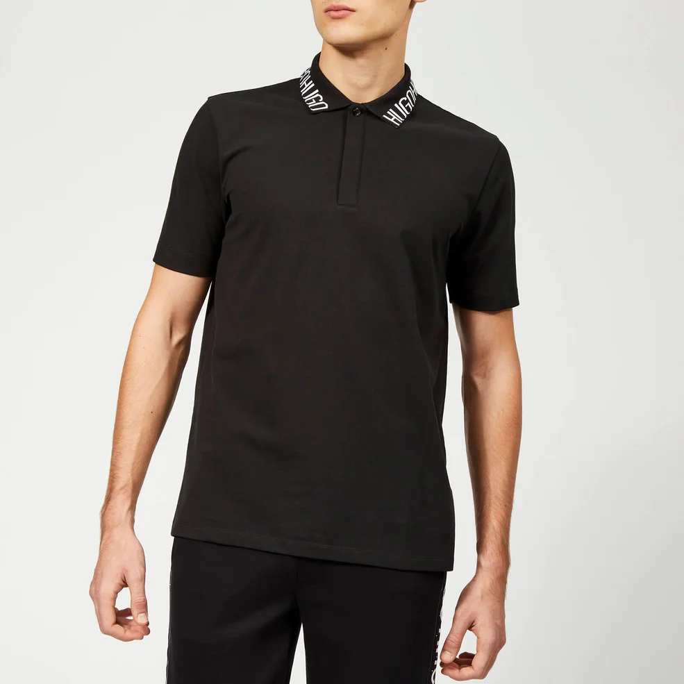 HUGO Men's Dewayne Polo Shirt - Black Image 1