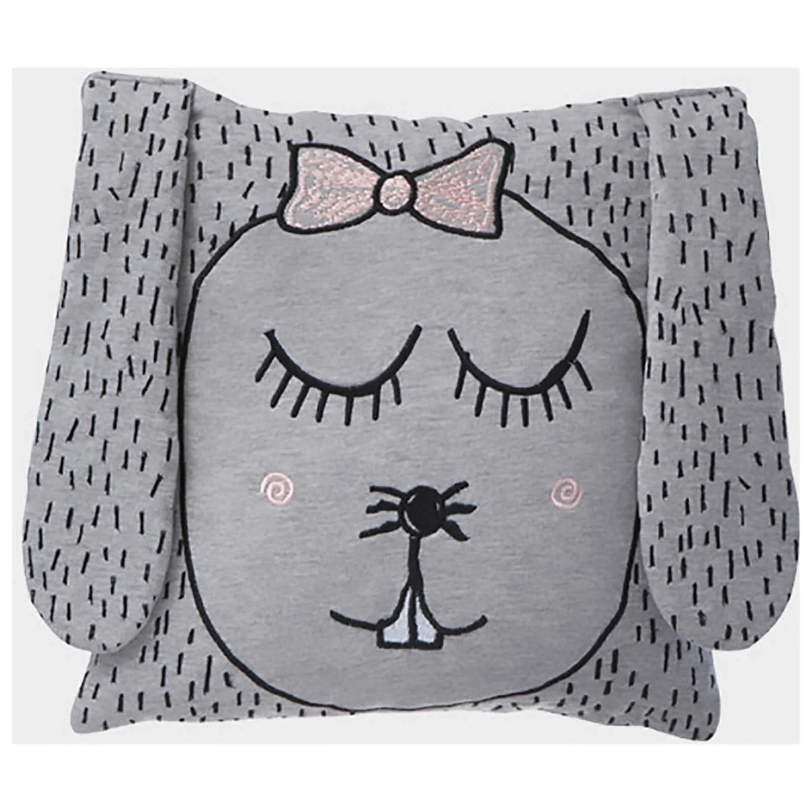 Ferm Living Little Ms. Rabbit Jersey Cushion Image 1