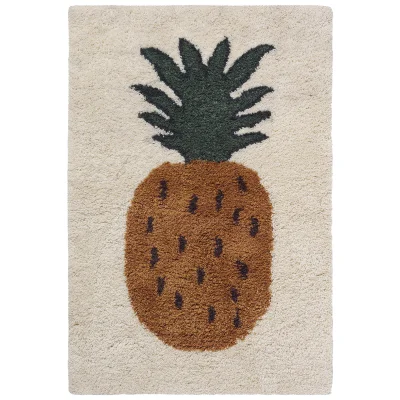 Ferm Living Fruiticana Tufted Pineapple Rug - Small