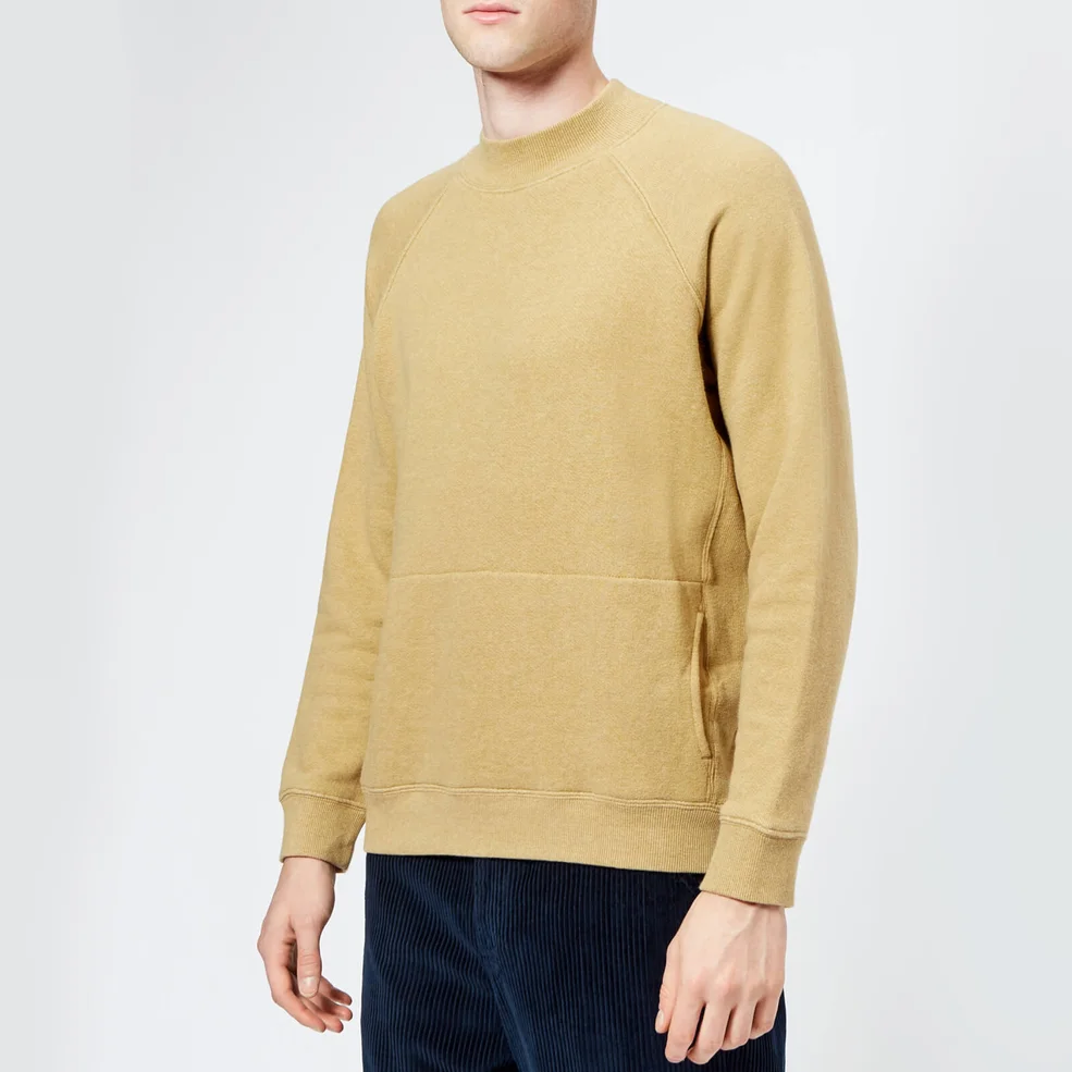 YMC Men's Touche Pocket Sweatshirt - Sand Image 1