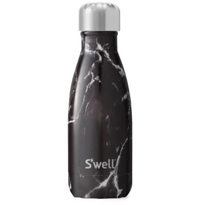 S'well Black Marble Water Bottle 260ml