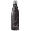 S'well Black Marble Water Bottle 500ml - Image 1