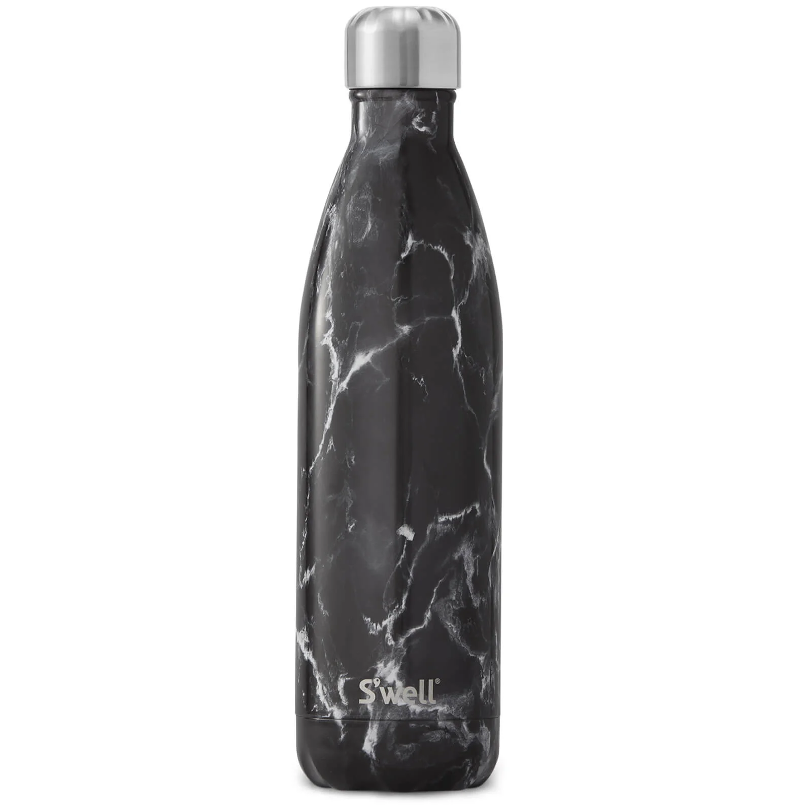 S'well Black Marble Water Bottle 750ml Image 1
