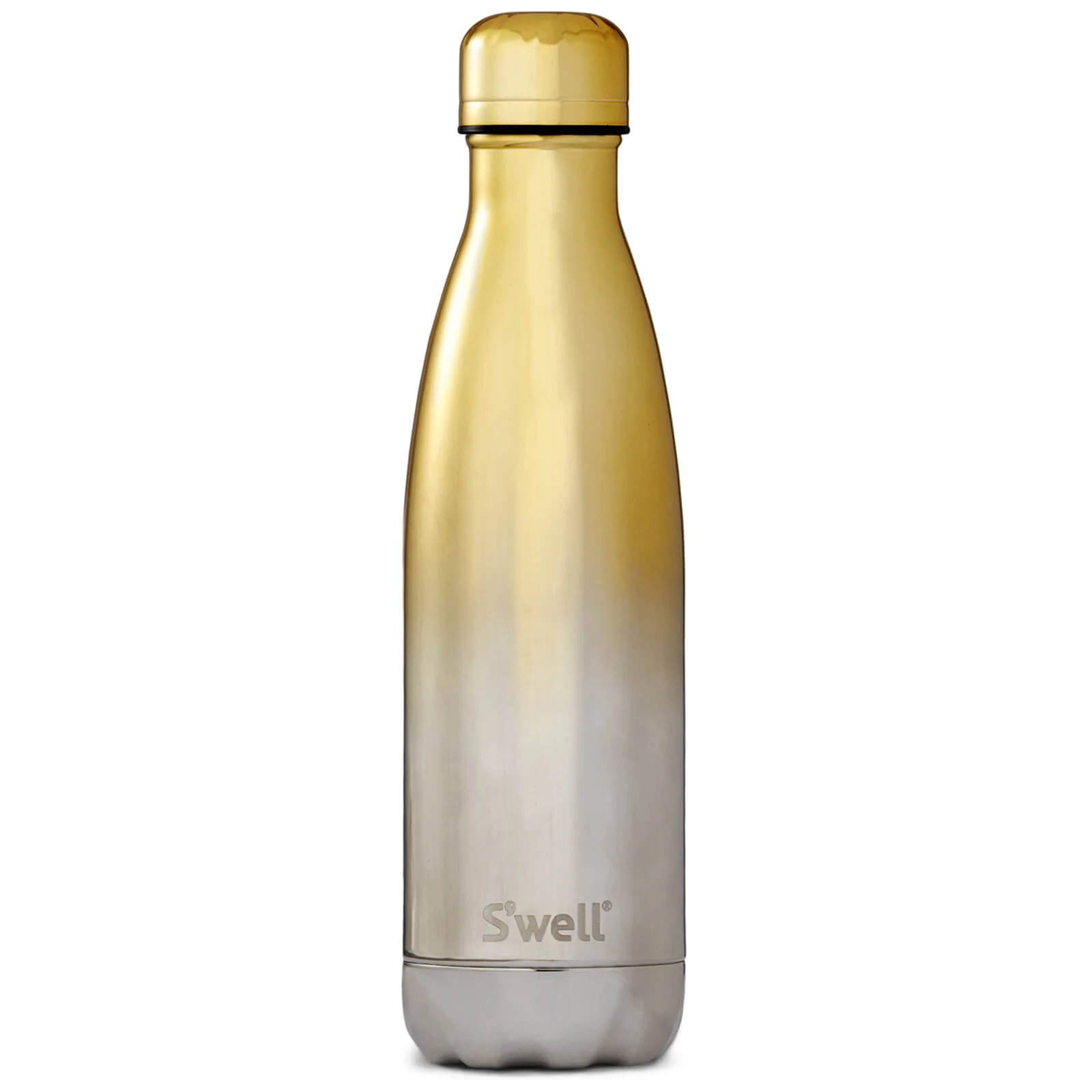S'well Yellow Gold Ombre Water Bottle 500ml Image 1