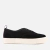 Eytys Mother Suede Low Top Trainers - Black - Image 1