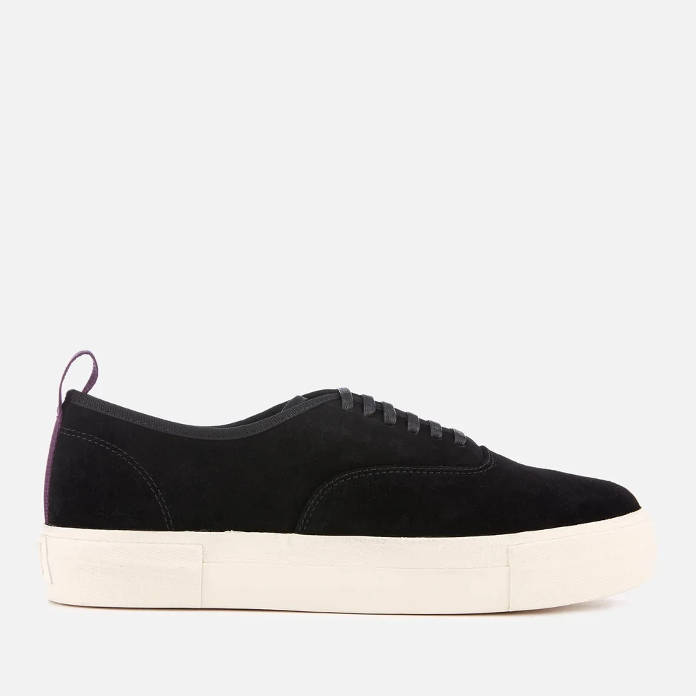 Eytys Mother Suede Low Top Trainers - Black Image 1