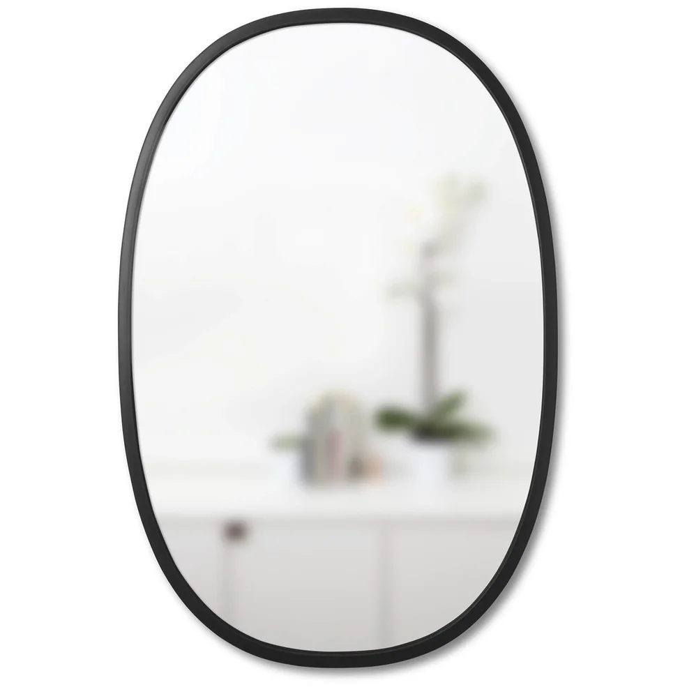 Umbra Hub 91cm Oval Mirror - Black Image 1