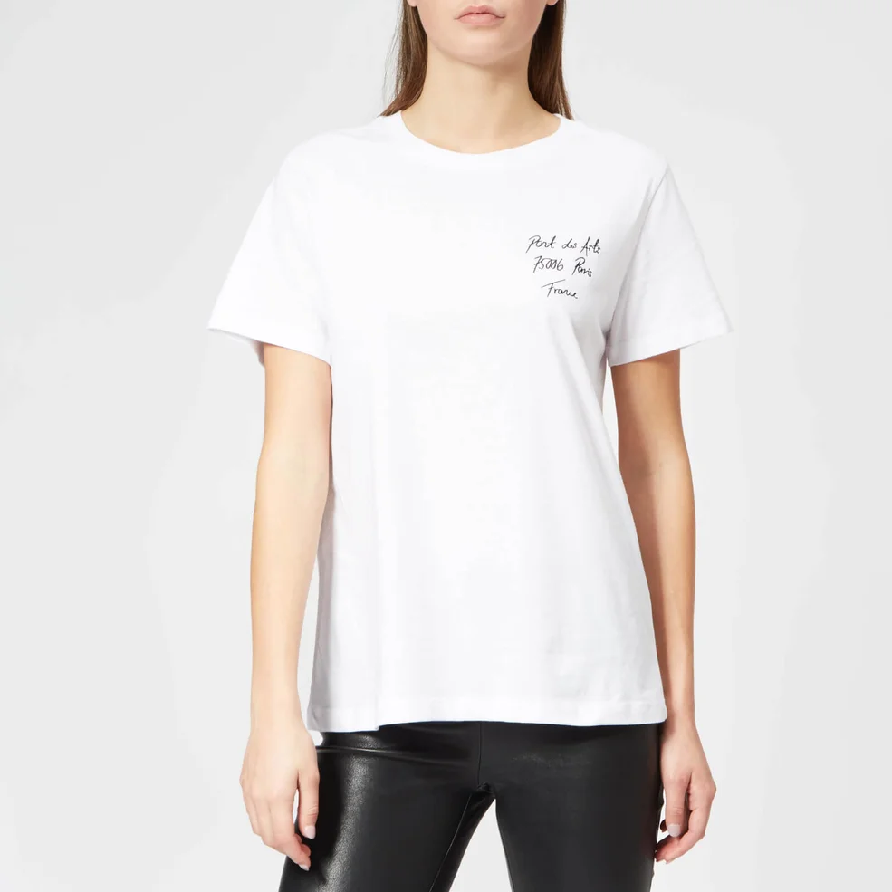 Gestuz Women's Arts T-Shirt - White Image 1