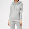 BKLYN Women's Cashmere Hooded Top - Light Grey/Baby Pink - Image 1