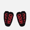 HUGO Men's 2 Pack Logo Invisible Socks - Black - Image 1