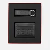 HUGO Men's Gift Box with Single Card Case and Leather Key Ring - Black - Image 1