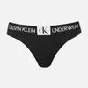 Calvin Klein Women's Monogram Thong - Black - Image 1