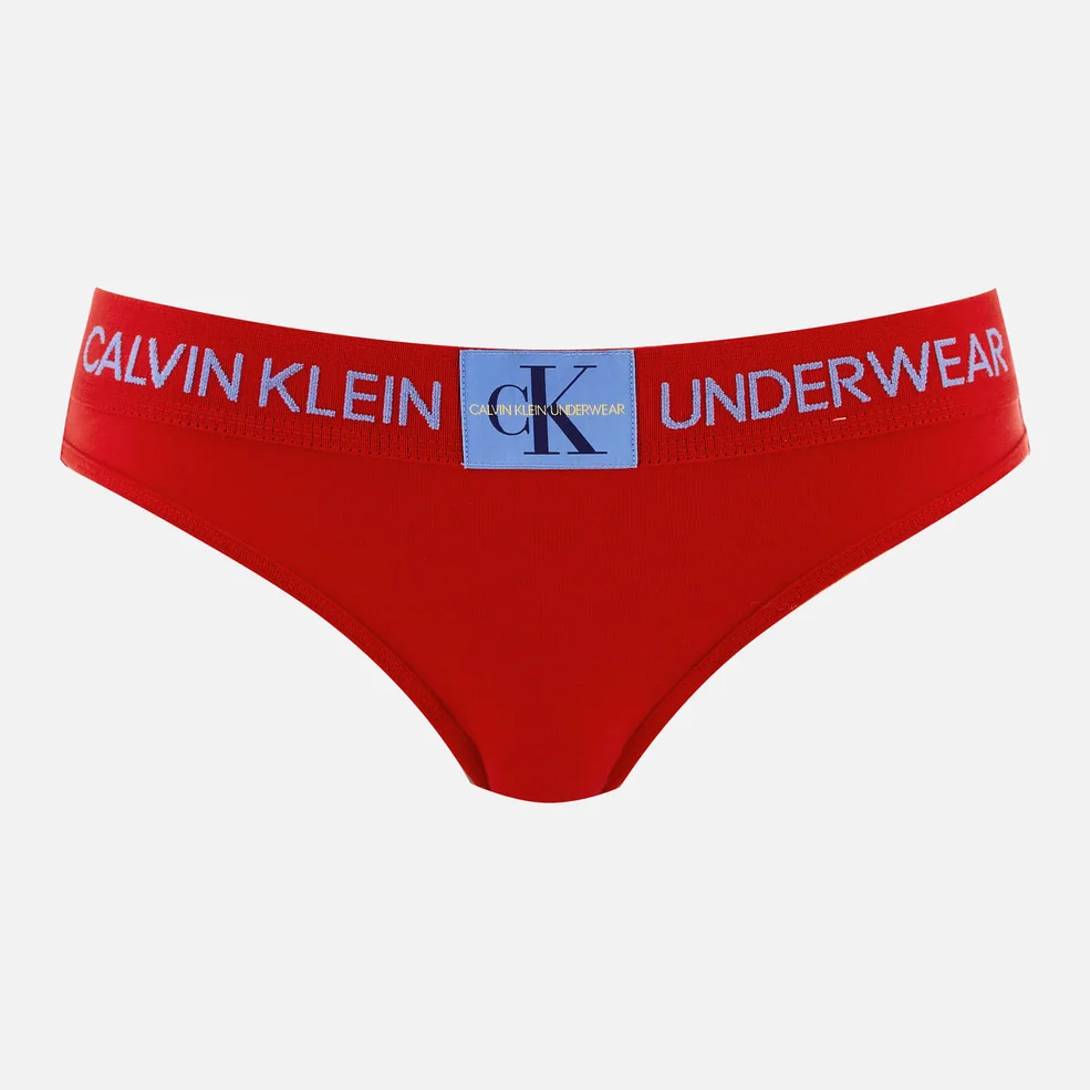 Calvin Klein Women's Monogram Bikini Briefs - Manic Red Image 1