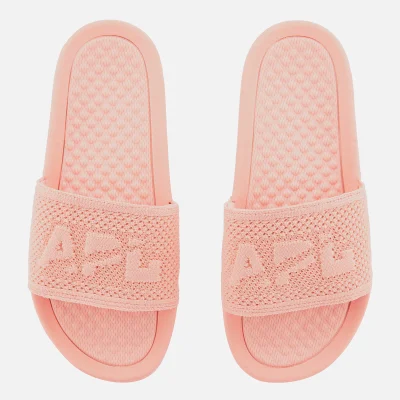 Athletic Propulsion Labs Women's Big Logo TechLoom Slide Sandals - Blush