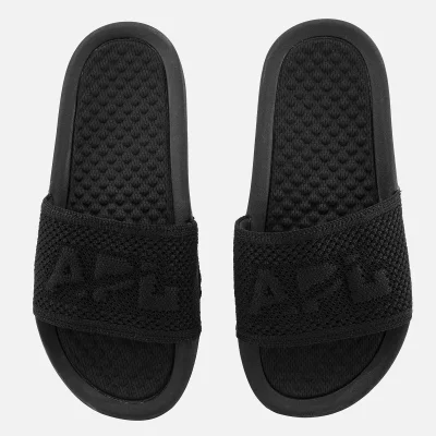 Athletic Propulsion Labs Women's Big Logo TechLoom Slide Sandals - Black