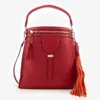 Tod's Women's Bucket Tassel Bag - Red - Image 1