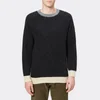 Howlin' Men's Captain Harry Trim Detail Knitted Jumper - Charcoal - Image 1