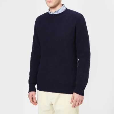 Howlin' Men's Birth Of The Cool Crew Neck Knitted Jumper - Navy