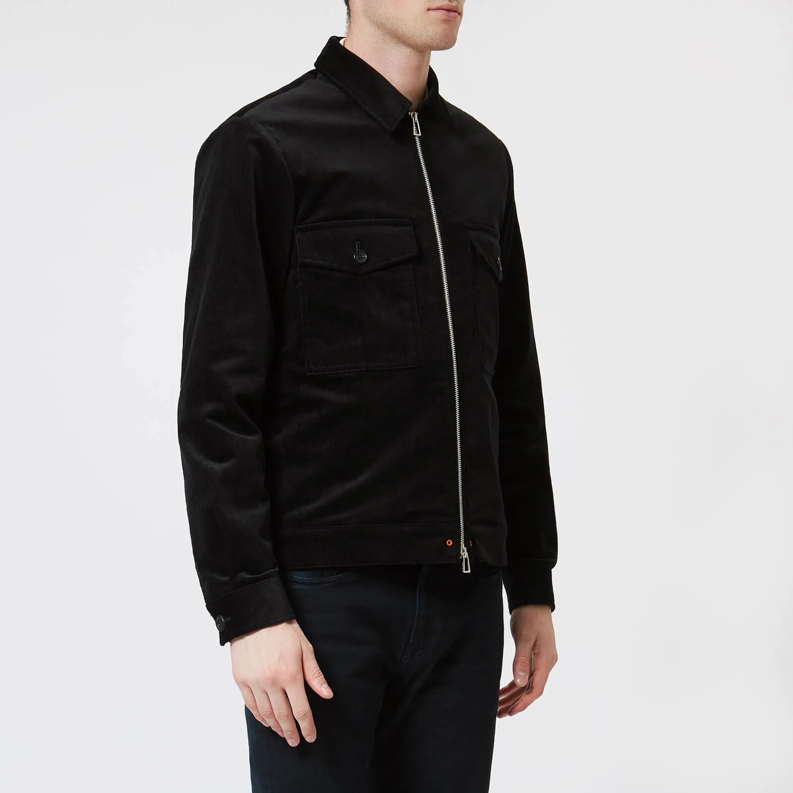 PS Paul Smith Men's Cord Zipped Jacket - Black Image 1
