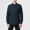 PS Paul Smith Men's Checked Long Sleeved Shirt - Black - Image 1