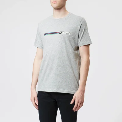 PS Paul Smith Men's Chest Logo Regular Fit T-Shirt - Grey