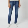 Emporio Armani Women's J28 Mid Rise Skinny Jeans - Blue - Image 1