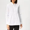 Emporio Armani Women's Poplin Peplum Style Shirt - White - Image 1