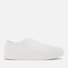 Emporio Armani Men's Stan Leather Low Top Trainers - Optical White - Image 1