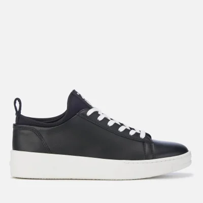 KENZO Women's K-City Leather Low Top Trainers - Black