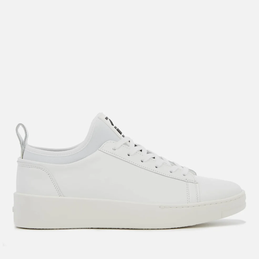 KENZO Women's K-City Leather Low Top Trainers - White Image 1