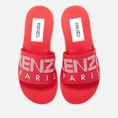 KENZO Women's Papaya Slide Sandals - Medium Red