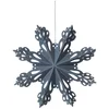 Broste Copenhagen Paper Snowflake Decoration - Small - Orion Blue - Image 1