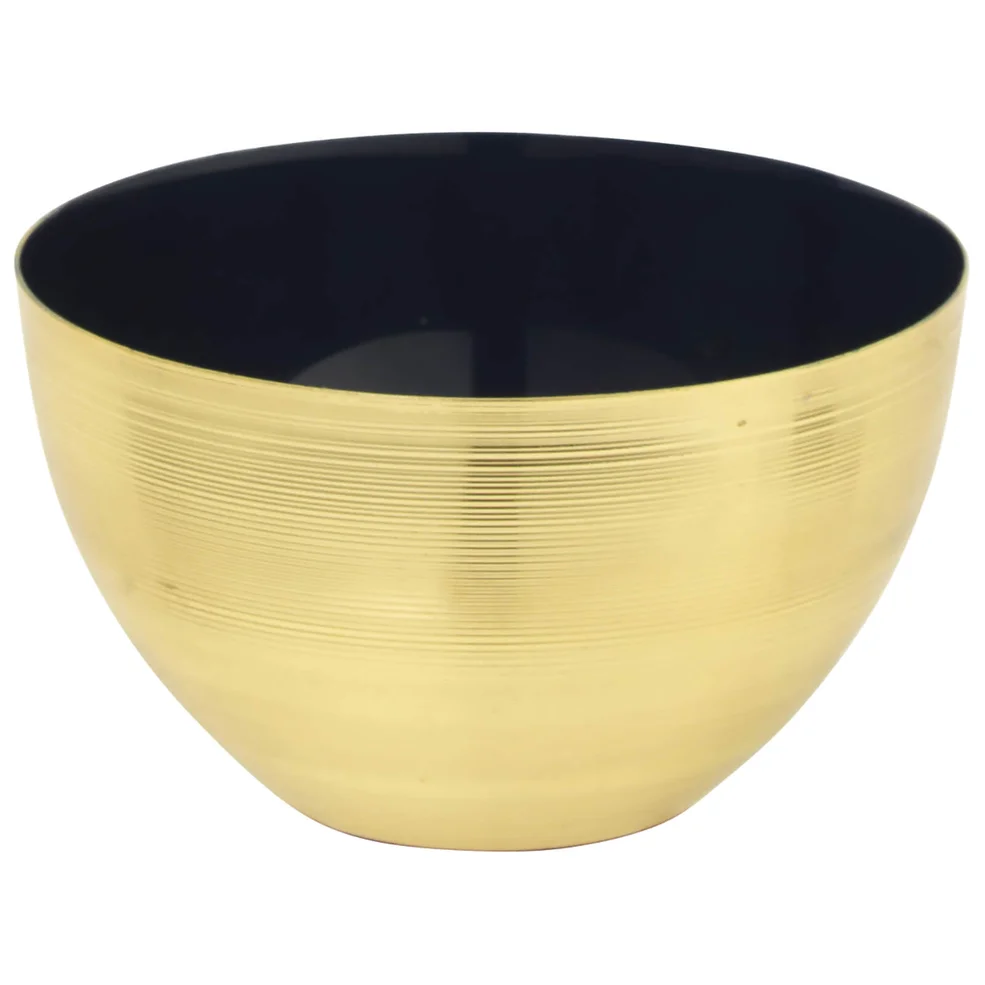 Broste Copenhagen Maria Bowl - Brass - Large Image 1