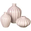Broste Copenhagen Amalie Ceramic Vases - Lavender Frost (Set of 3) - Image 1