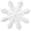 Broste Copenhagen Paper Snowflake Christmas Decoration - Large - White - Image 1