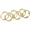 Broste Copenhagen Napkin Rings - Brass (Set of 6) - Image 1