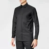 Matthew Miller Men's Cahir Merino Wool Shirt - Black - Image 1