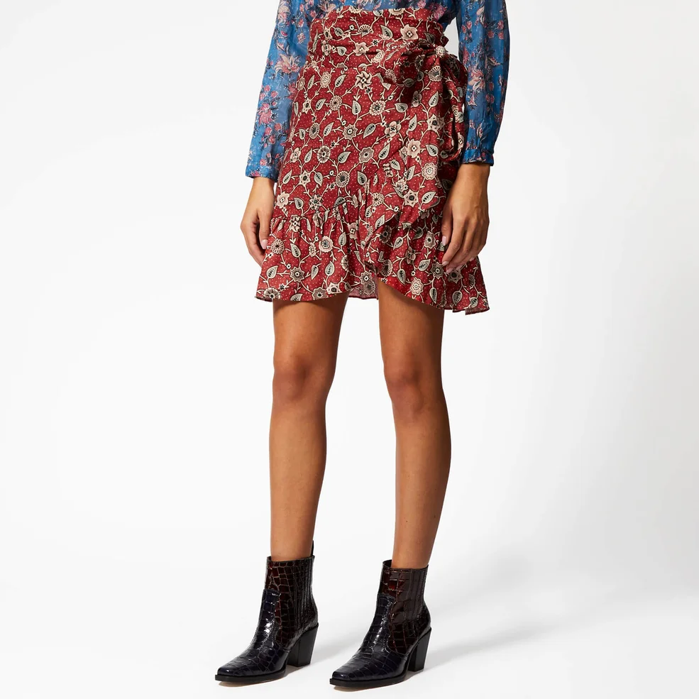 Marant Etoile Women's Tempster Skirt - Rust Image 1