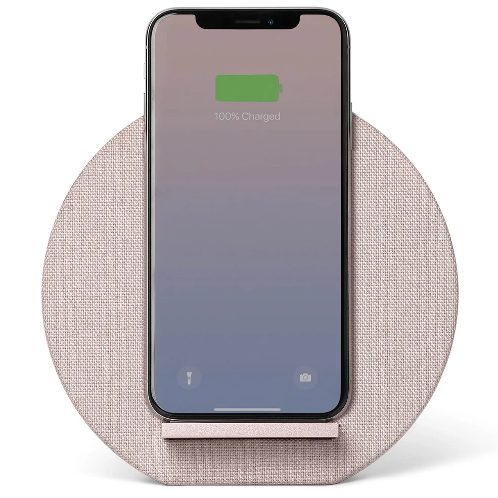Native Union Dock Wireless Fabric Charger - Rose Image 1