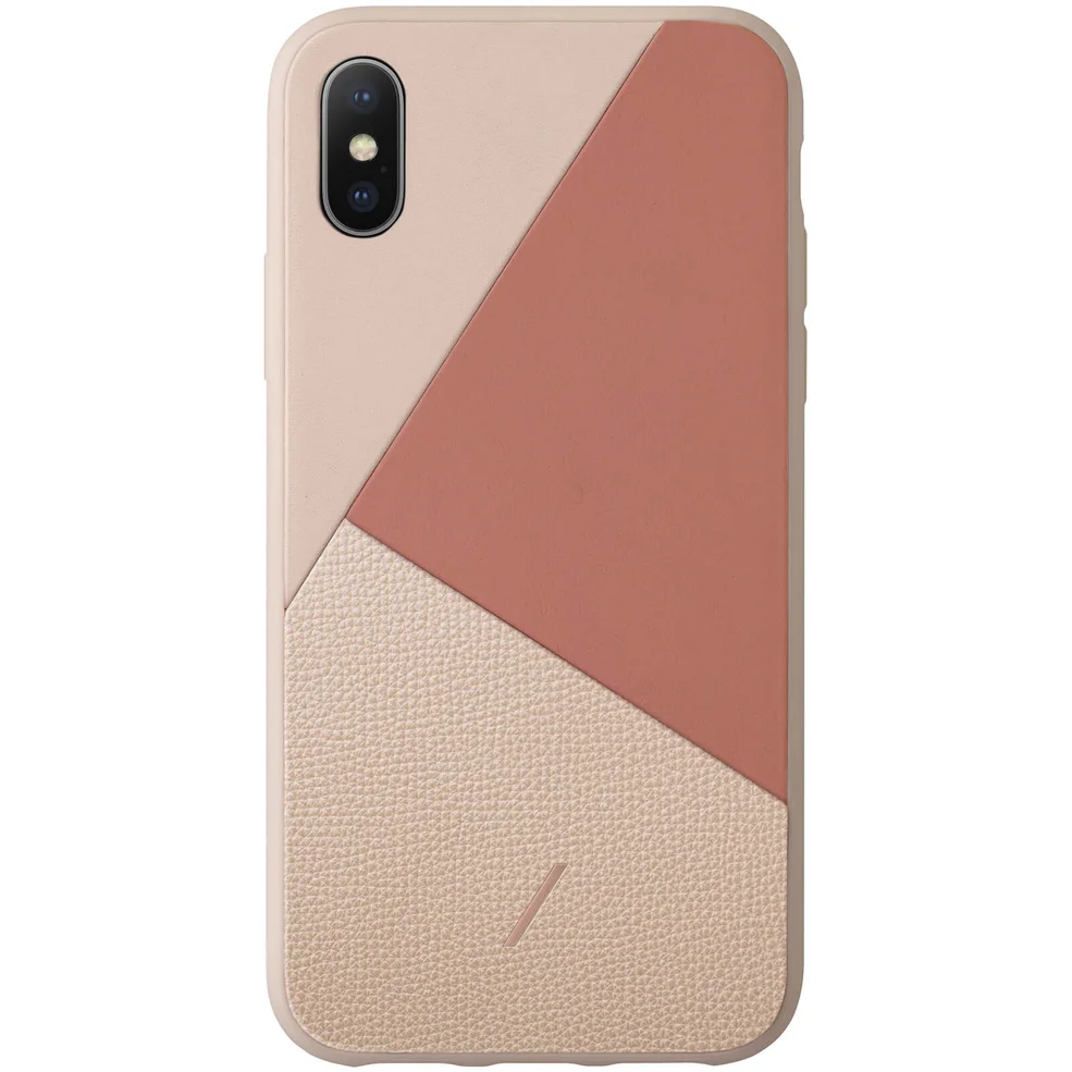 Native Union Clic Marquetry iPhone Xs Case - Rose Image 1